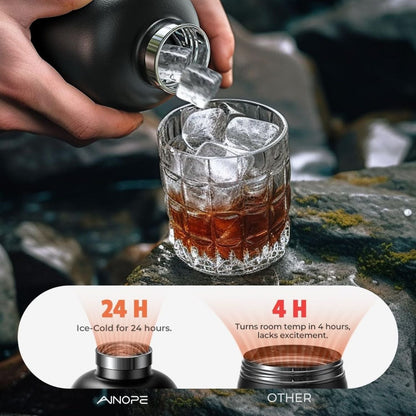 Magnetic Water Bottle & Phone Holder - MoodPeach