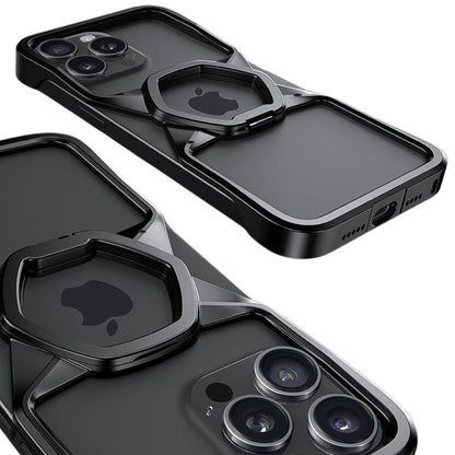 Minimal Magnetic Hexagon Case for iPhone - MoodPeach
