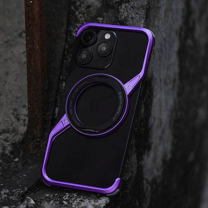 Minimal Magnetic Z Case for iPhone - MoodPeach
