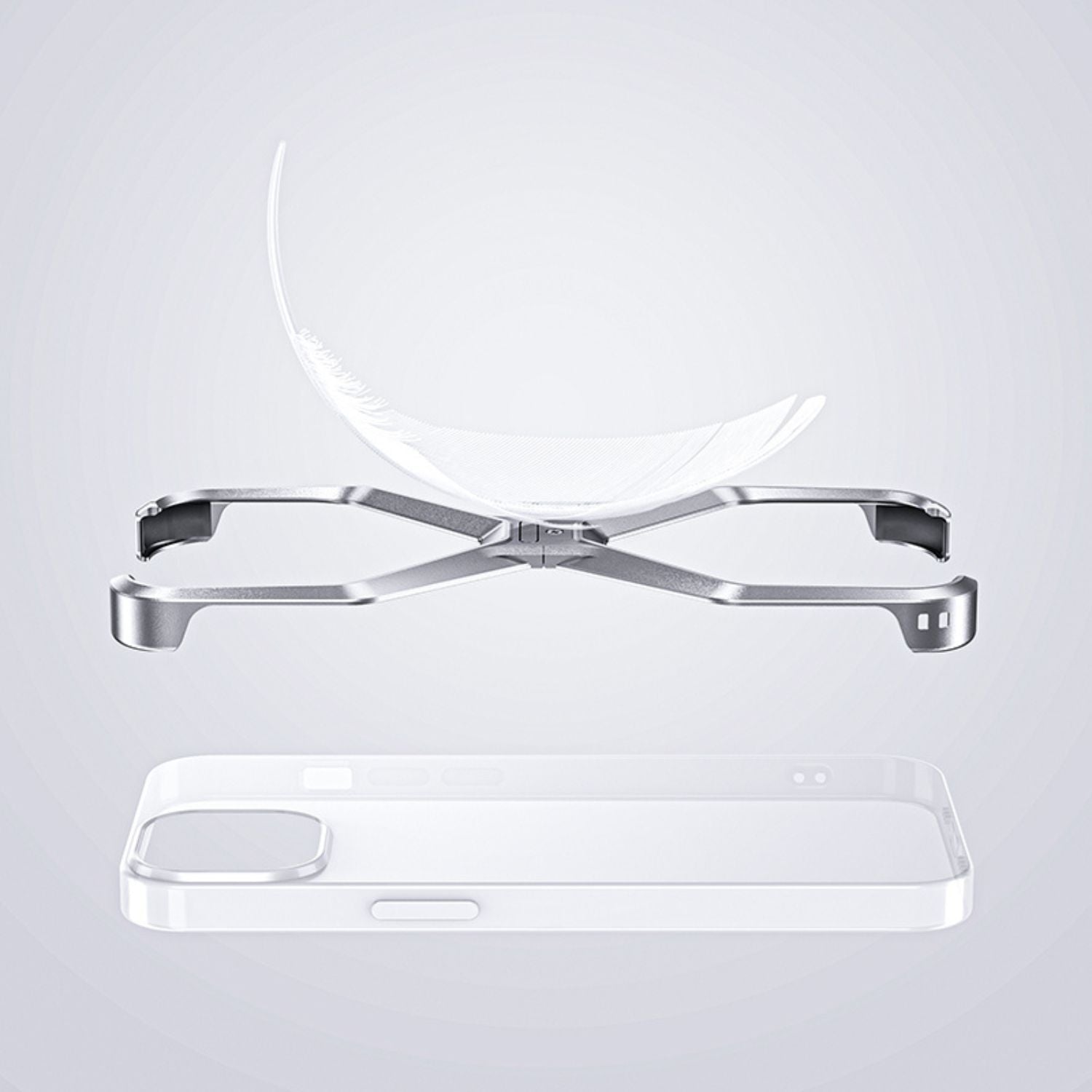 Minimal X Case for iPhone - MoodPeach