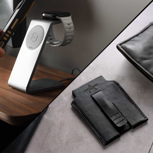 MultiCharger + Personalized Wallet Combo - MoodPeach