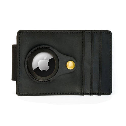 Slim AirTag Leather Wallet - MoodPeach