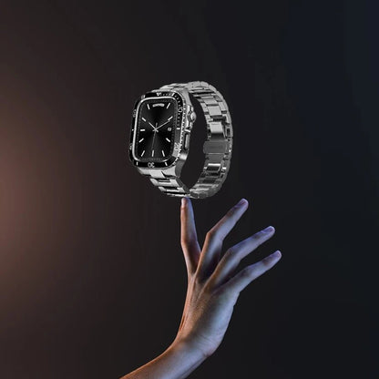 Stainless Steel Armor Case & Band for Apple Watch - MoodPeach