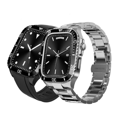 Stainless Steel Armor Case & Band for Apple Watch - MoodPeach