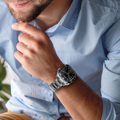 Stainless Steel Armor Case & Band for Apple Watch - MoodPeach