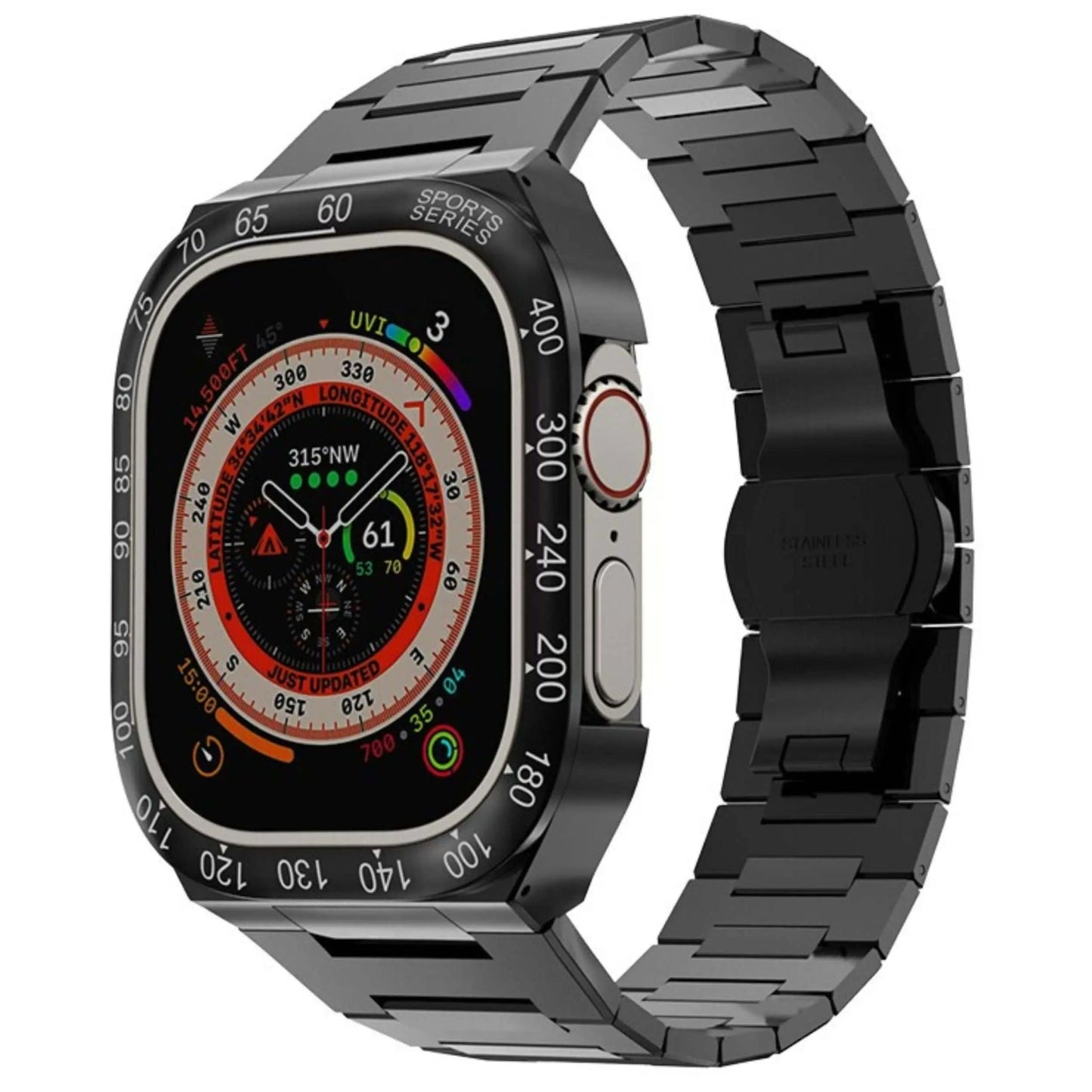 Stainless Steel Case & Band for Apple Watch - MoodPeach