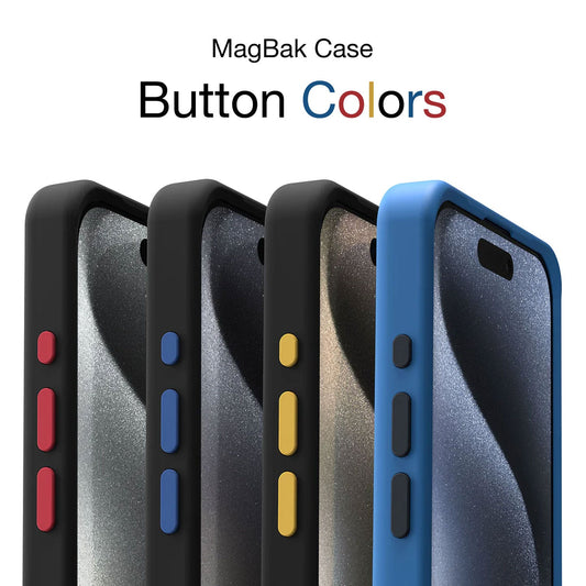 Swappable Case Buttons for iPhone 15 series | S24 Ultra | Pixel 8 series - MoodPeach