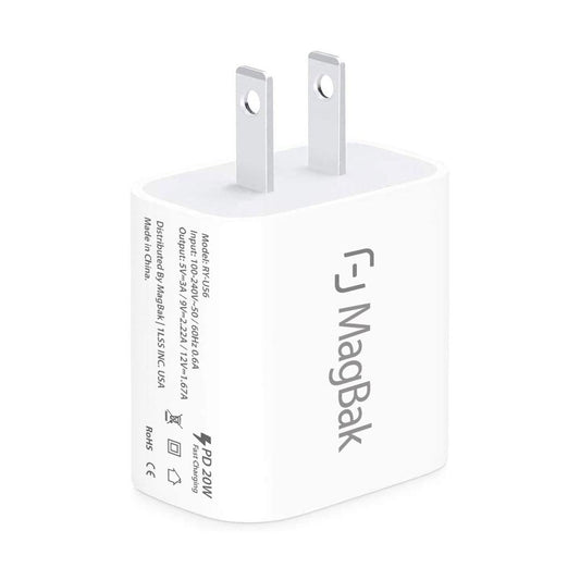 USB - C Charger (20W) - Home US - MoodPeach