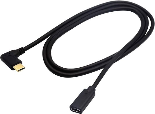 USB - C Right Angle Extension Cable - MoodPeach