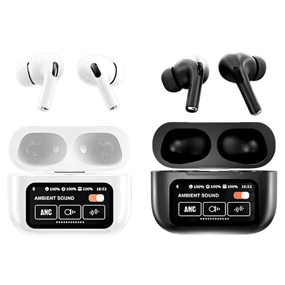 Wireless Earbuds with LCD Touchscreen - MoodPeach