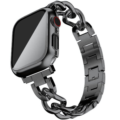 Women’s Modern Stainless Steel Apple Watch Band - MoodPeach