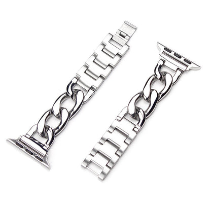 Women’s Modern Stainless Steel Apple Watch Band - MoodPeach