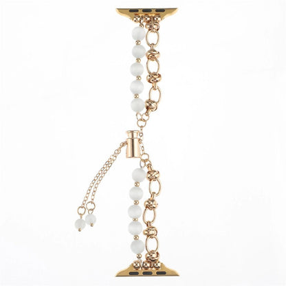 Women's Pearl Essence Bracelet Band for Apple Watch - MoodPeach