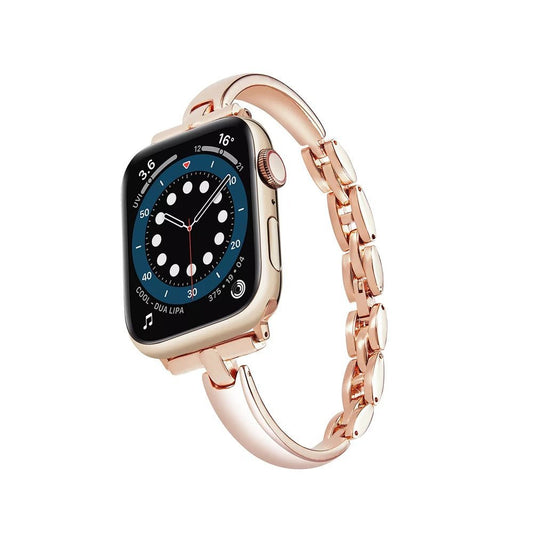 Women's Radiant Stainless Steel Band for Apple Watch - MoodPeach