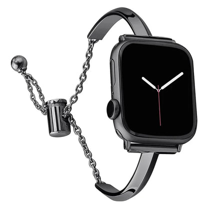 Women's Slim Stainless Steel Link Band for Apple Watch - MoodPeach